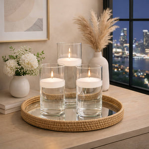 Richland Floating Candles 3" White Set of 72