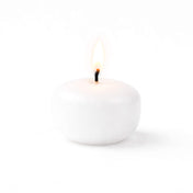 Richland Floating Candles 1.5" White Set of 40 - thumbnail number 2