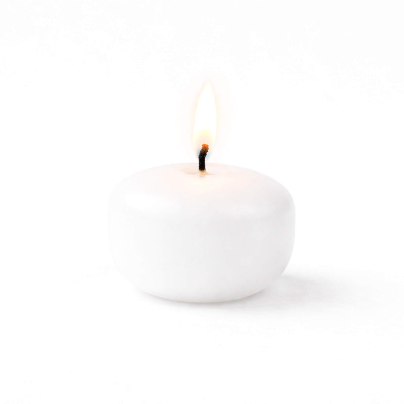 Richland Floating Candles 1.5" White Set of 40 - thumbnail number 2