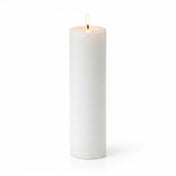 Richland Pillar Candle 2"x9" White - thumbnail number 2