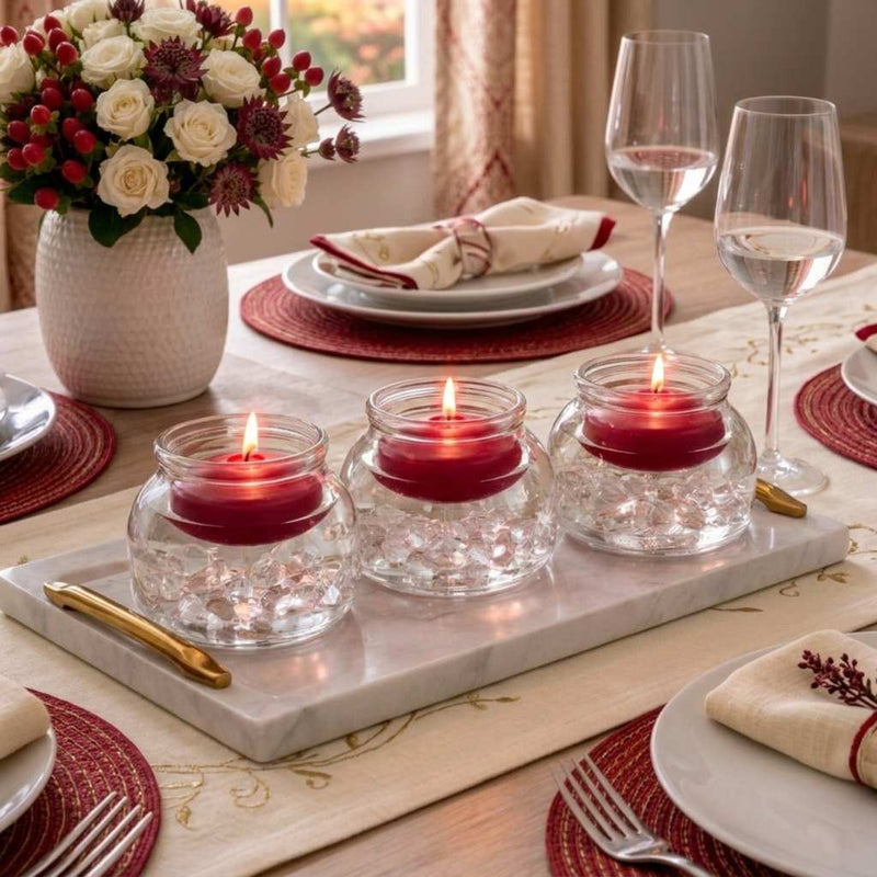 Richland Floating Candles 3" Red Set of 24 - thumbnail number 6