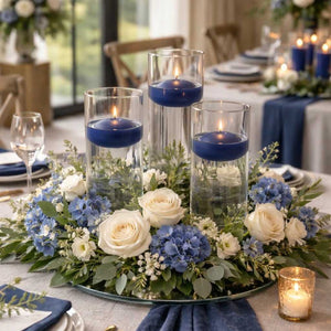 Richland Floating Candles 3" Navy Blue Set of 72