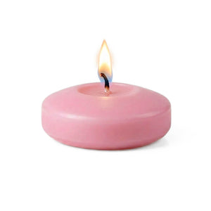 Richland Floating Candles 3" Pink Set of 24