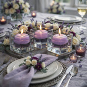 Richland Floating Candles 3" Lavender Set of 96 - thumbnail number 4