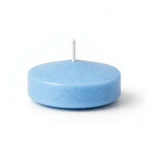 Richland Floating Candles 3" Light Blue Set of 24