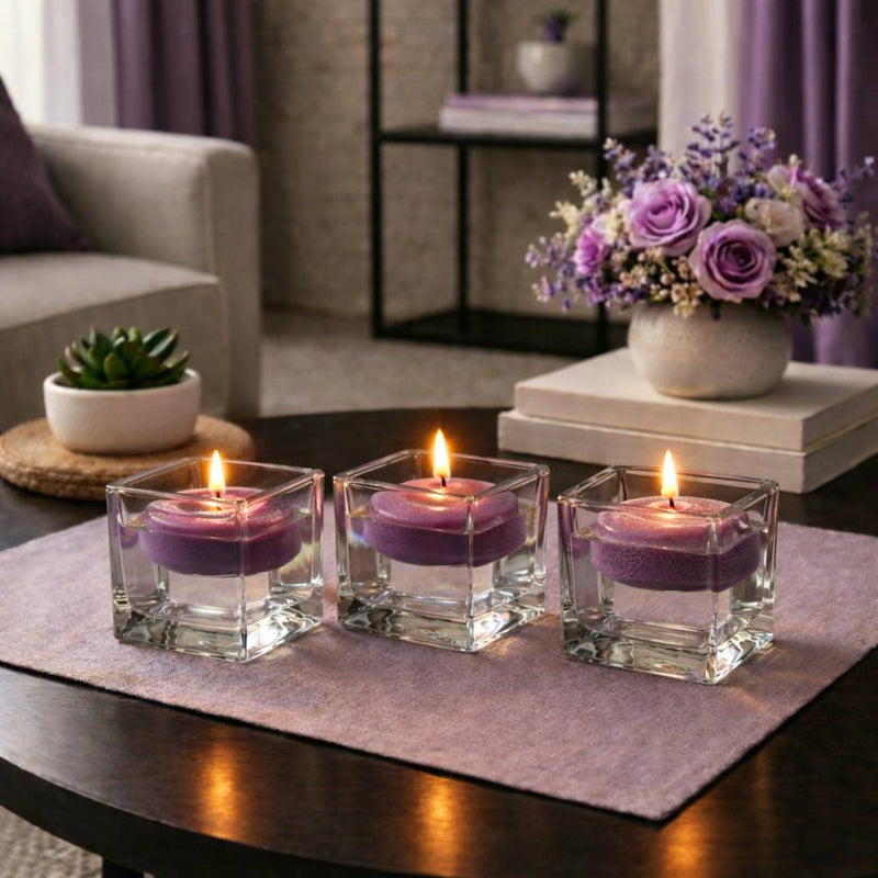 Richland Floating Candles 3" Purple Set of 96 - thumbnail number 7
