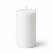 Richland 4" x 6" White Pillar Candles Set of 6 - thumbnail number 1