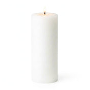 Richland 4" x 12" White Pillar Candle - thumbnail number 2