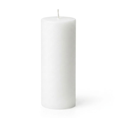 Richland 4" x 12" White Pillar Candle