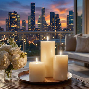 Richland Pillar Candle 2"x3" Ivory