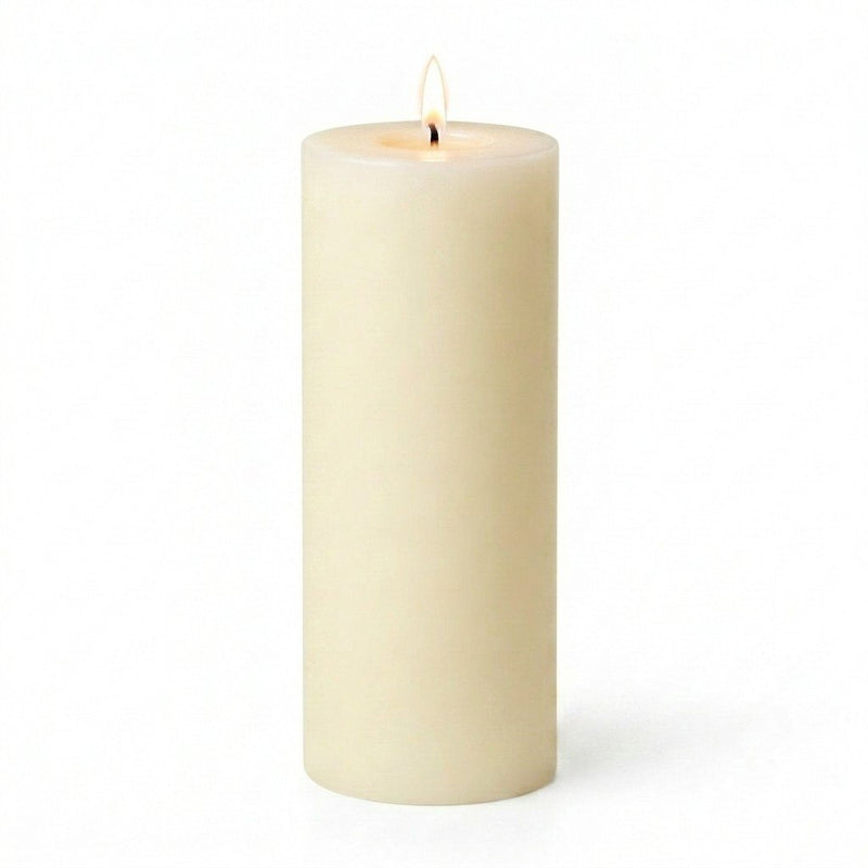 Richland 4" x 12" Ivory Pillar Candle Set of 6 - thumbnail number 2