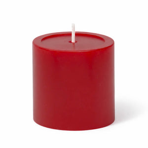Richland 4" x 4" Red Pillar Candles Set of 6