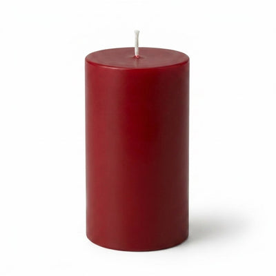 Richland 4" x 6" Red Pillar Candle