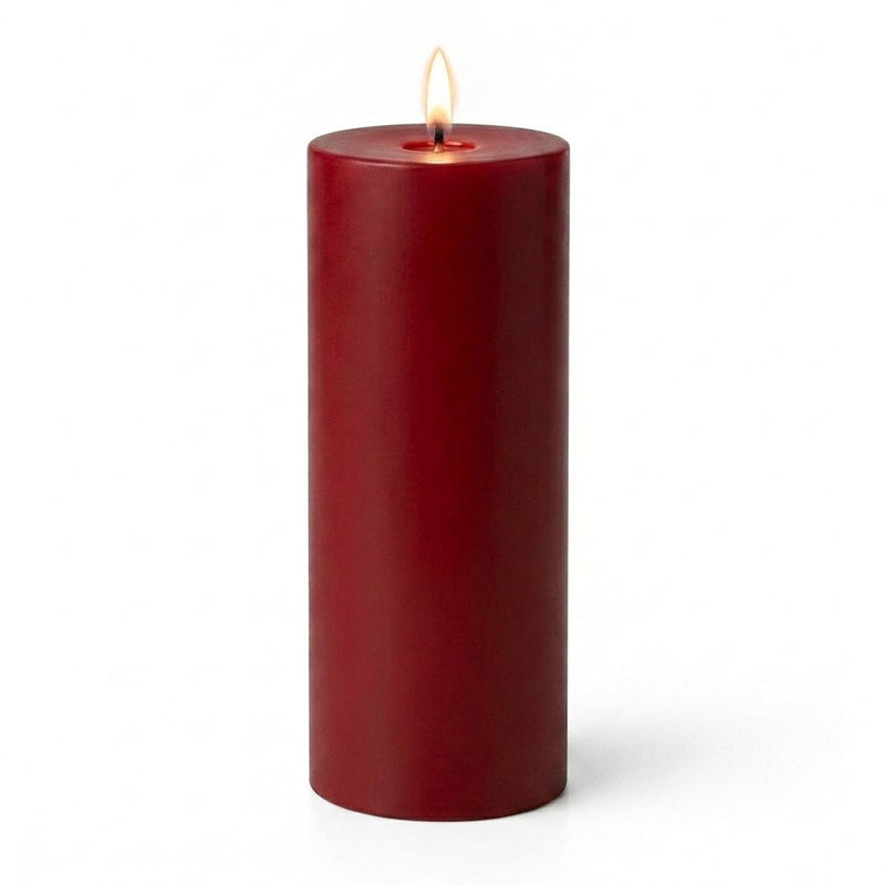 Richland 4" x 12" Red Pillar Candle - thumbnail number 2
