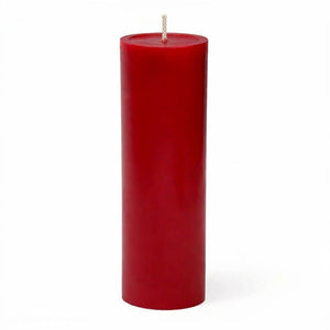 Richland 4" x 12" Red Pillar Candle