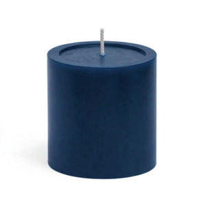 Richland 4" x 4" Navy Blue Pillar Candles Set of 6