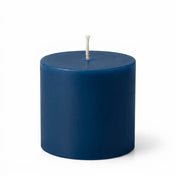 Richland 4" x 4" Navy Blue Pillar Candle - thumbnail number 1