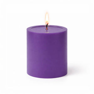 Richland 4" x 4" Purple Pillar Candles Set of 6