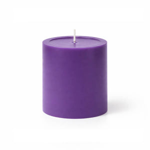 Richland 4" x 4" Purple Pillar Candles Set of 6