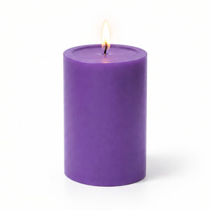Richland 4" x 6" Purple Pillar Candle