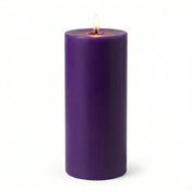 Richland 4" x 9" Purple Pillar Candle - thumbnail number 2