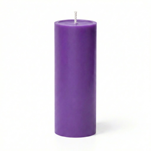 Richland 4" x 12" Purple Pillar Candle Set of 6