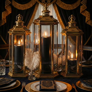 Richland 4" x 4" Black Pillar Candle