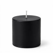 Richland 4" x 4" Black Pillar Candle - thumbnail number 1