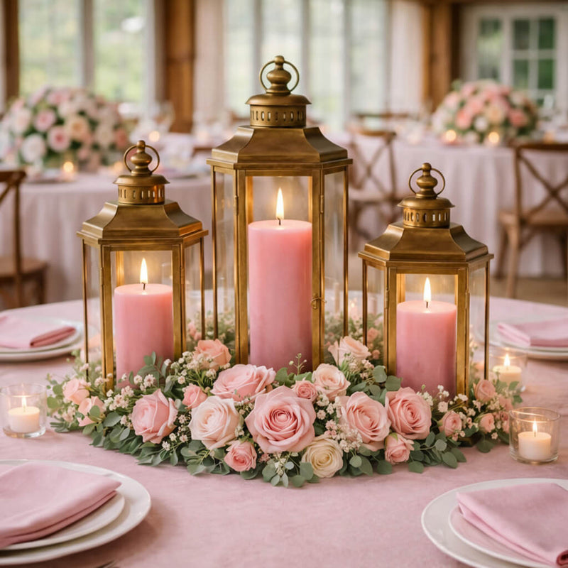 Richland 4" x 6" Pink Pillar Candle - thumbnail number 7