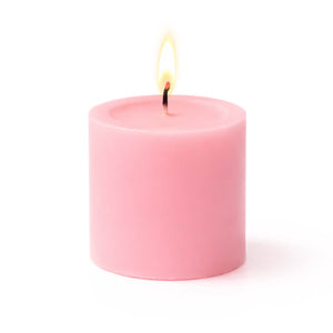 Richland 4" x 4" Pink Pillar Candle