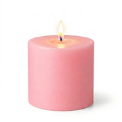 Richland 4" x 4" Pink Pillar Candle - thumbnail number 2