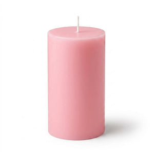 Richland 4" x 6" Pink Pillar Candle