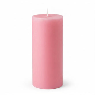 Richland 4" x 9" Pink Pillar Candle