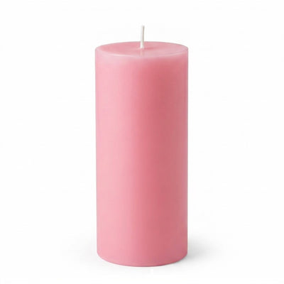 Richland 4" x 9" Pink Pillar Candle