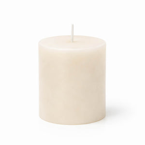 Richland 4" x 4" Light Ivory Pillar Candle