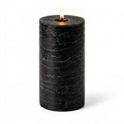 Richland Rustic Pillar Candle 3"x 6" Black - thumbnail number 2