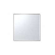 5 inch square beveled table mirror on a white backdrop - thumbnail number 1