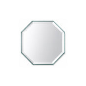 5-inch octagon table mirror with beveled edges on a white backdrop - thumbnail number 1