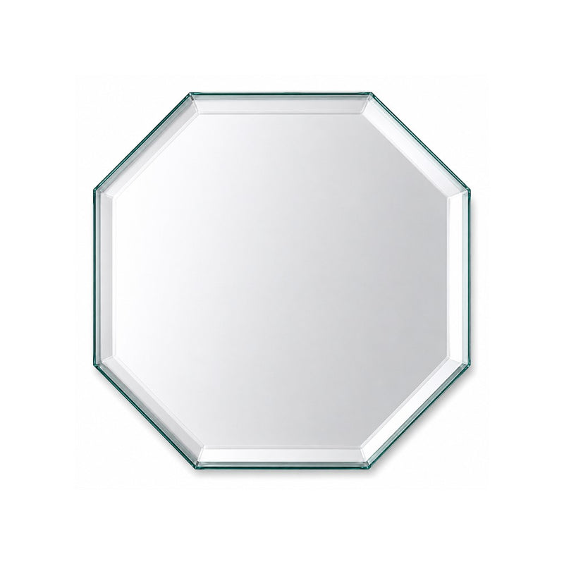 8-inch octagonal table mirror with beveled edges on a white background - thumbnail number 1