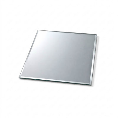 Square 10 inch decorative beveled glass mirror - thumbnail number 2