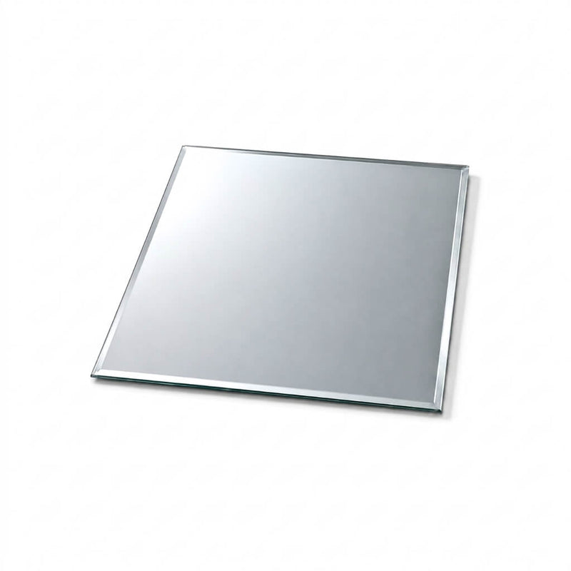 Square 10 inch decorative beveled glass mirror - thumbnail number 2