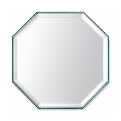 12-inch octagonal table mirror with beveled edges on a white background - thumbnail number 1