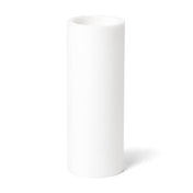 Unlit tall flameless LED pillar candle on a white background - thumbnail number 1