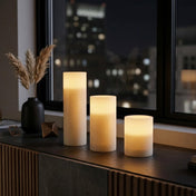Richland Flameless LED Pillar Candle 3"x9" Ivory - thumbnail number 6