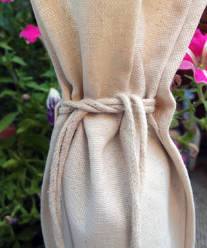 Canvas Wine Bottle Gift Bags (Set of 5)