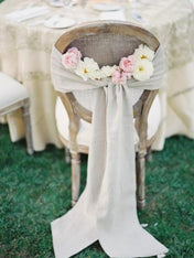 Linen Chair Sash / Table Runner 8in x 108in - thumbnail number 3