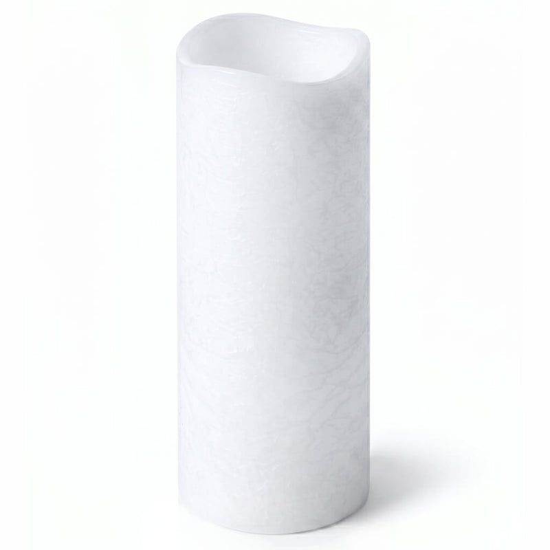 Richland 4" x 10" Large LED Pillar Candle with Wavy Top - Set of 6 - thumbnail number 1