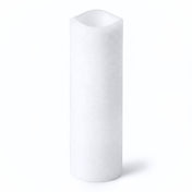 Richland 4" x 12" Large LED Pillar Candle with Wavy Top - thumbnail number 1