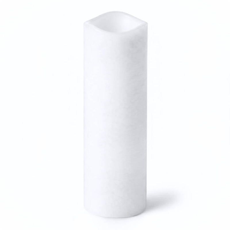 Richland 4" x 12" Large LED Pillar Candle with Wavy Top - thumbnail number 1