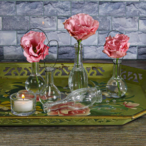 Richland Vintage Bubble Bud Vase Set of 12